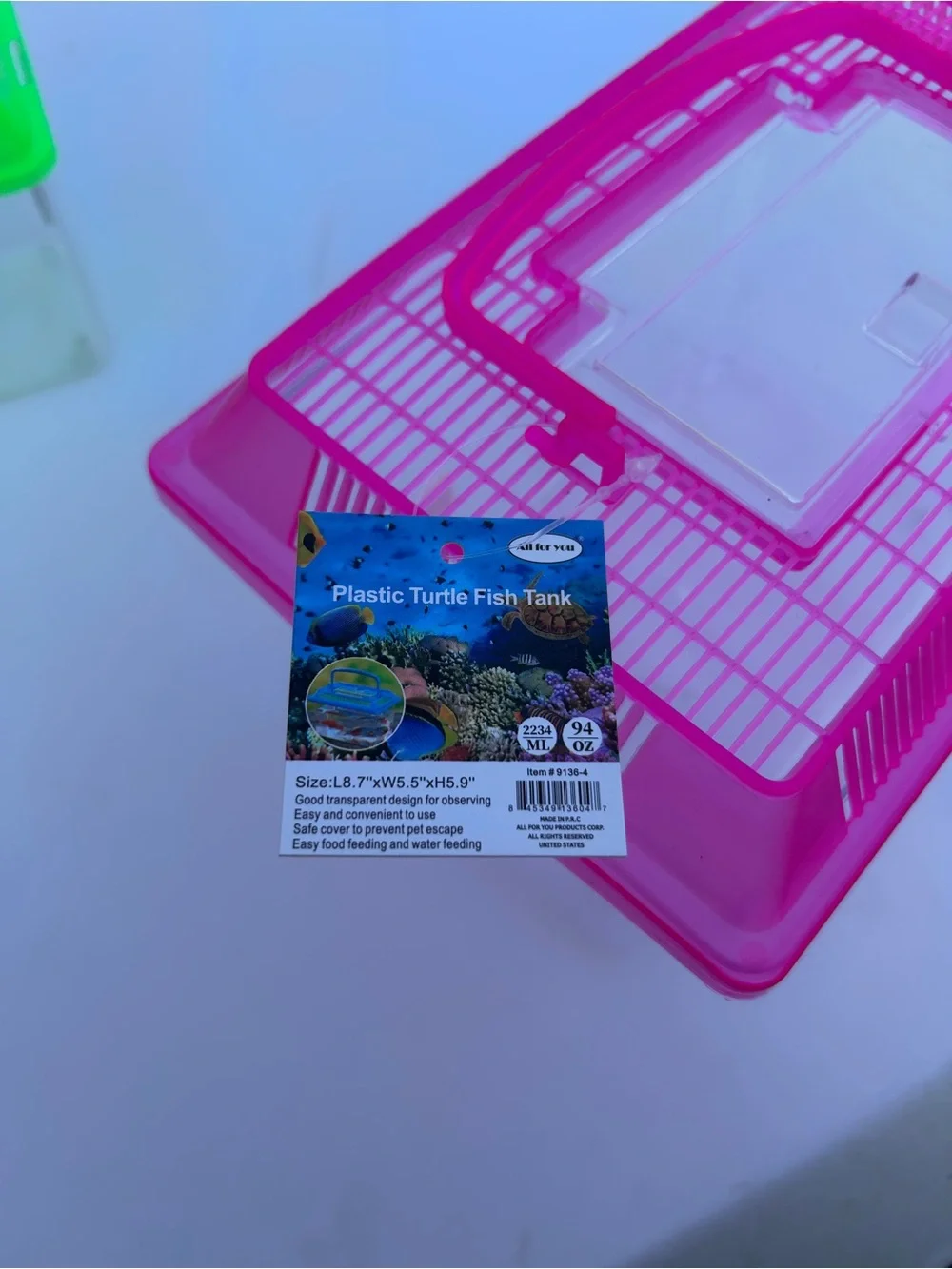 All For You Large Critter Keeper Pet Tank Bundle Classroom Dorm Pet Turtle Fish